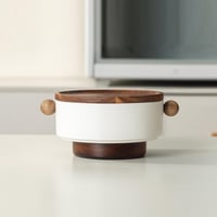 وعاء وغطاء متوسطة الحجم حاويات مطبخ لتخزين الطعام...