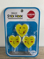 علاقات لاصقة بتصميم إيموجي القلوب المرحة