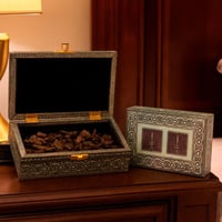 علبة بخور فاخرة بنقوش تراثية