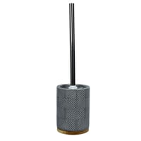 فرشاة مرحاض بقاعدة سيراميكية منقوشة