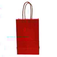 أكياس تسوق ورقية ملونة بمقابض ملتوية