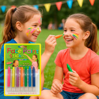 أقلام تلوين الوجه النيون – 6 ألوان