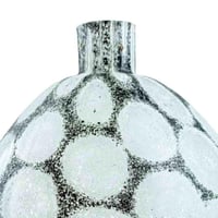 مزهرية زجاجية بتصميم منقط - لمسة فنية عصرية لديكور...