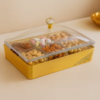 لبة تقديم مستطيلة بغطاء فاخر