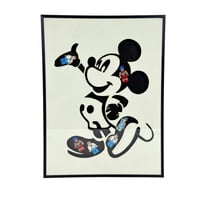 لوحة جدارية ميكي ماوس مع شخصيات ليغو ديكورية