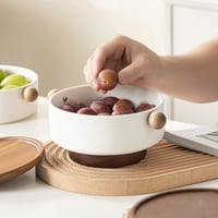 وعاء وغطاء متوسطة الحجم حاويات مطبخ لتخزين الطعام...