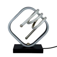 مصباح طاولة "Spiral Noir" LED بتصميم لولبي وقاعدة...