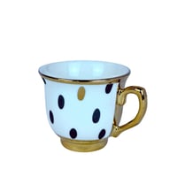 طقم اكواب مزخرفة ـ 6 اكواب مع سيسر