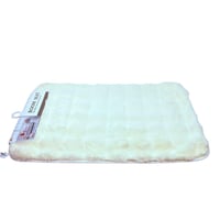 سجادة فرو ناعمة فاخرة لون سكري