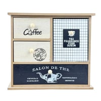 منظم قهوة وشاي LVD Cafe متعدد الأدراج (23.5 سم) –...