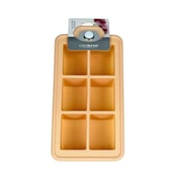 قالب ثلج سيليكون صغير بغطاء محكم – 6 فتحات
