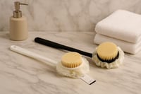 فرشاة استحمام مزدوجة الوظيفة بمقبض طويل