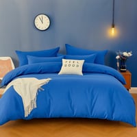 طقم مفرش سرير سادة – 4 قطع