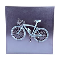 لوحة جدارية بتصميم دراجة ثلاثي الأبعاد