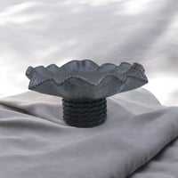 وعاء زينة سيراميك أسود