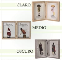 إطار صور مزدوج أنيق وعصري بمقاس 6×8 إنش