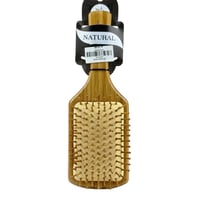 فرشاة شعر بمقبض خشبي من الخيزران