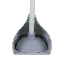 سلاكة حمام بلاستيكية مع حامل عملي – رمادي