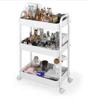 عربة تخزين متحركة- بثلاث طبقات