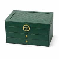 صندوق تنظيم المجوهرات الفاخر متعدد الادراج