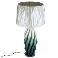 صباح طاولة سيراميكي بتدرجات اللون الأزرق