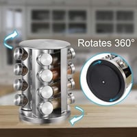 منظم توابل دوّار ستانليس ستيل