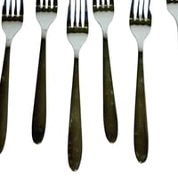 طقم شوك طعام من الستانلس ستيل – 6 قطع