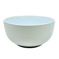 طقم سفرة سيراميك بيج وأبيض - 16 قطعة