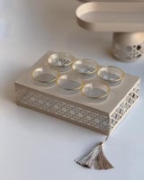 حامل فناجين بتصميم شرقي أنيق