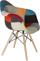 كرسي بتصميم مرقع عصري