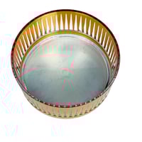 علبة تقديم اكريلك بغطاء مزخرف