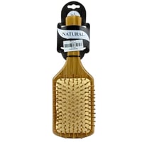 فرشاة شعر بمقبض خشبي من الخيزران