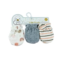 طقم قفازات أطفال قطنية 3 اطقم