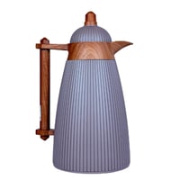 دلة ضيافة فاخرة بتصميم خشبي عصري