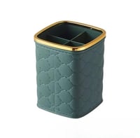 حامل أقلام ومنظم مكتبي فاخر بتقسيم داخلي