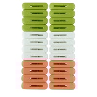 مشابك غسيل بلاستيكية متعددة الألوان – 24 قطعة