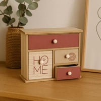 منظم أدراج خشبي صغير