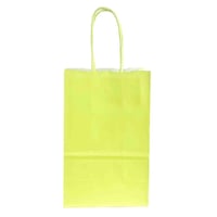 أكياس تسوق ورقية ملونة بمقابض ملتوية