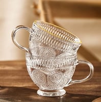 كوب بنقشة دوار الشمس