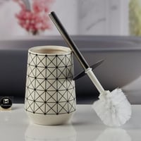 فرشاة مرحاض سيراميك مزخرفة