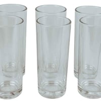 كوب عصير زجاجي شفاف – طقم 6 قطع