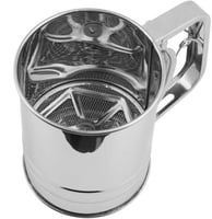 منخل دقيق يدوي من الستانلس ستيل