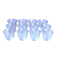 طقم فناجيل قهوة زجاجية (12 قطعة)