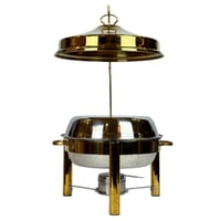 سخان بوفيه فاخر – ستانلس ستيل بلون ذهبي