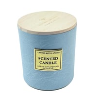 شمعة فاخرة معطرة بغطاء خشبي