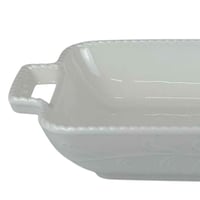 صينية تقديم سيراميك مستطيلة