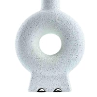 مزهرية ديكور خزف دائرية بتصميم عصري