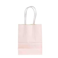 أكياس تسوق ورقية ملونة بمقابض ملتوية