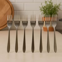 طقم شوك طعام من الستانلس ستيل – 6 قطع