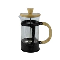 فرنش بريس لتحضير القهوة – غطاء ومقبض خشبي بتصميم أ...